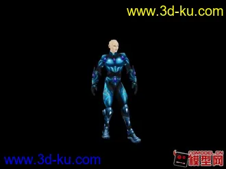 3D打印模型科幻人物有动画的图片