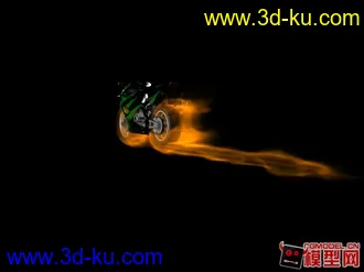 3D打印模型摩托机车有动画，有特效哦的图片