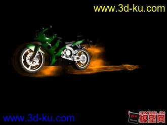 3D打印模型摩托机车有动画，有特效哦的图片