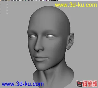 3D打印模型才在网上看到的一个做的很好的一个女人头的图片