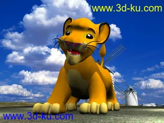 3D打印模型狮子王的图片