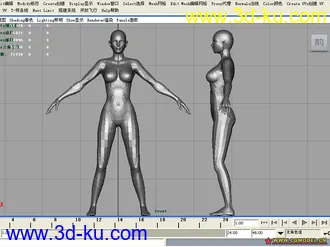 3D打印模型女人的图片