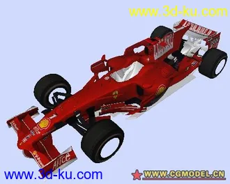 3D打印模型F1 2008赛季法拉利赛车的图片