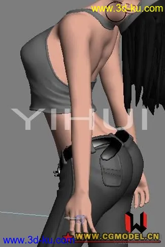 3D打印模型翘屁股的女人精模,绝对强悍!的图片