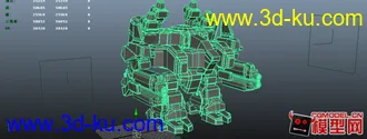 简单游戏模型。星际争霸2雷神。的图片