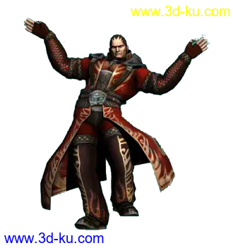 真三国无双丁奉模型带动作的图片