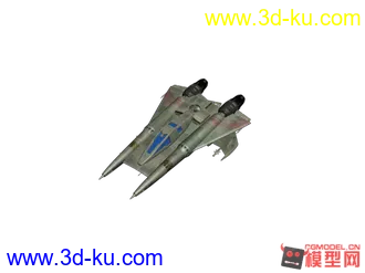 3D打印模型科幻飞机飞船加有贴图的图片