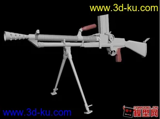 3D打印模型捷克ZB-26轻机枪的图片