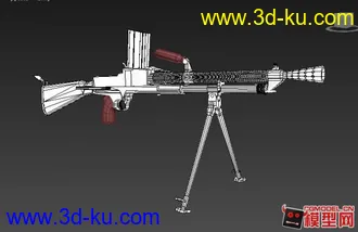 3D打印模型捷克ZB-26轻机枪的图片