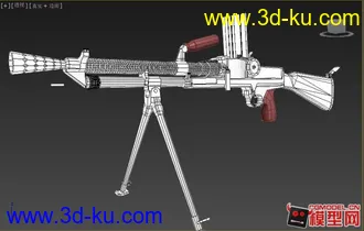 3D打印模型捷克ZB-26轻机枪的图片
