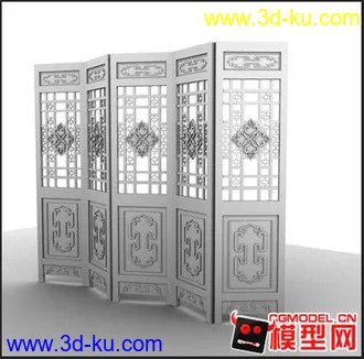 3D打印模型屏风的图片