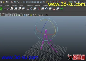 模型毛发，布料尾巴的动力学绑定的图片