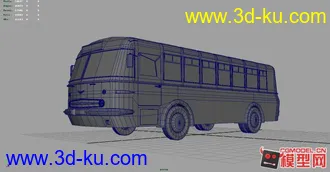 3D打印模型公交车的图片