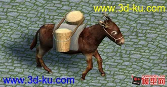 3D打印模型毛驴带动画的图片