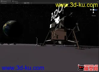 3D打印模型月球漫步的图片