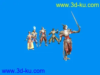 王者世界男角色模型动画的图片