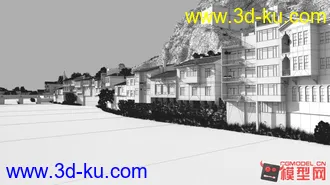 3D打印模型AE_超写实水边城镇的图片