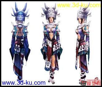 3D打印模型仙剑漂亮mm的图片