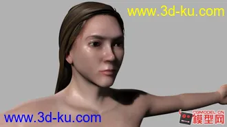 3D打印模型精细女人体的图片