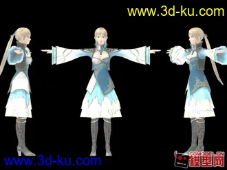 3D打印模型三国无双  王元姬mm，要的赶紧带走的图片