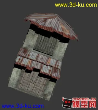 3D打印模型现代建筑一个的图片