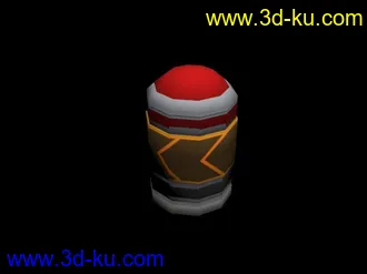 3D打印模型火箭炮动作+弹药的图片