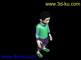 3D打印模型卡通男女的图片