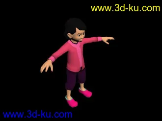 3D打印模型卡通男女的图片