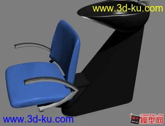 3D打印模型一个理发美容店的沙发的图片