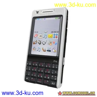 3D打印模型手机——sonyericsson_P1的图片