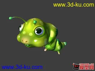 3D打印模型呆萌呆萌的虫子的图片