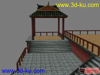 3D打印模型小场景、、学习做的。。请指教的图片