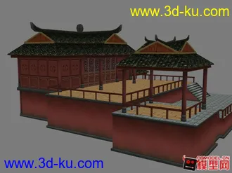 3D打印模型小场景、、学习做的。。请指教的图片