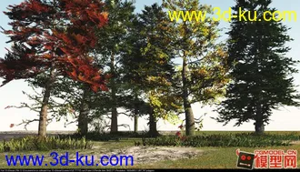 3D打印模型送大家几棵电影级别的树，不为别的，就为学习。的图片