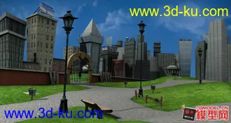 3D打印模型一个很简单的场景的图片
