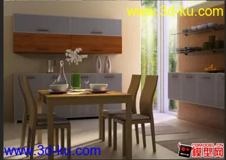 3D打印模型餐厅的图片