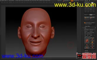 3D打印模型男人头像的图片
