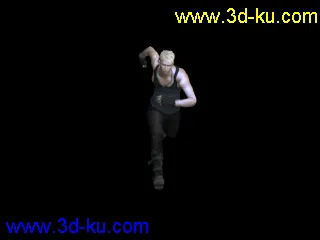 3D打印模型鬼泣5跑步的图片