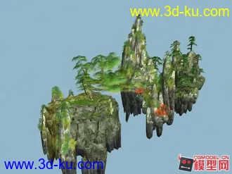 3D打印模型凌空山石的图片