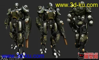 3D打印模型网游角色的图片