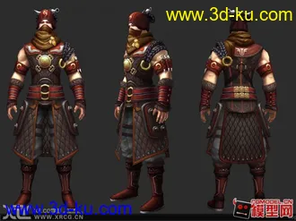 3D打印模型网游角色的图片