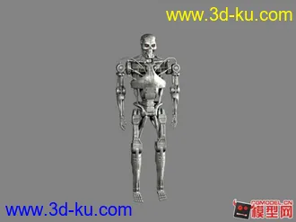 终结者2 骨架机器人模型T-800 （带骨骼,控制器）模型下载的图片