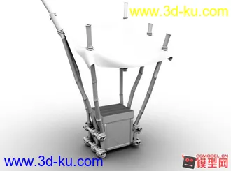 3D打印模型一个场景部件，游戏或动画的，都可以利用。还会高模哦！的图片