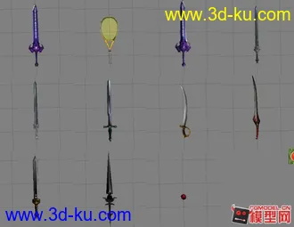 3D打印模型一些刀剑的图片