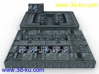 3D打印模型Stefan Morrell大师级科幻元素建筑合集的图片