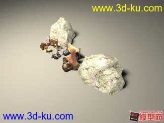 野外打鐵舖模型的图片