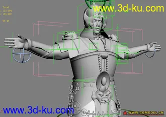 3D打印模型古代将军的图片