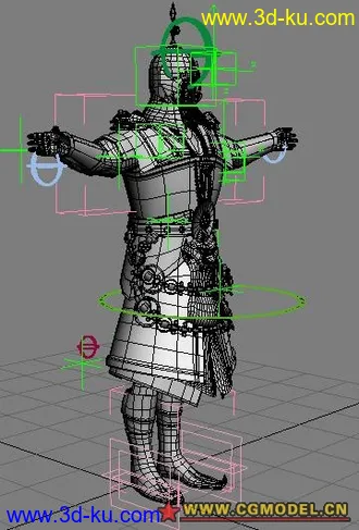 3D打印模型古代将军的图片