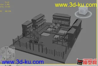 3D打印模型酒楼的图片