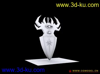 3D打印模型盾 低模 (老规矩一个压缩包)的图片